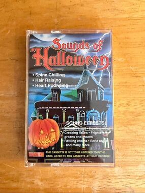 Sounds of Halloween Vintage Sound Effects Cassette Tape Haunted House Spooky (91